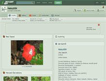 Tablet Screenshot of nekoxin.deviantart.com