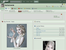 Tablet Screenshot of mariaamanda.deviantart.com