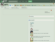 Tablet Screenshot of ingoplz.deviantart.com