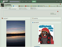 Tablet Screenshot of madgdfan.deviantart.com