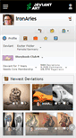 Mobile Screenshot of ironaries.deviantart.com