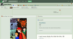 Desktop Screenshot of masterblaine.deviantart.com