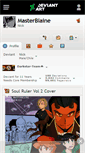 Mobile Screenshot of masterblaine.deviantart.com