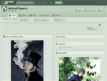 Tablet Screenshot of habitualflippancy.deviantart.com