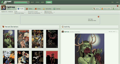 Desktop Screenshot of captroop.deviantart.com