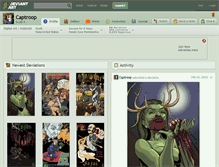 Tablet Screenshot of captroop.deviantart.com