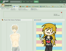 Tablet Screenshot of kanaamai.deviantart.com