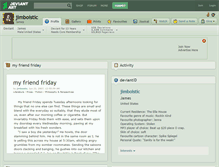 Tablet Screenshot of jimboistic.deviantart.com