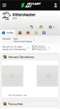 Mobile Screenshot of kittenmaster.deviantart.com