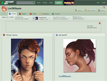 Tablet Screenshot of lovlikitsune.deviantart.com
