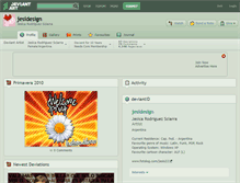 Tablet Screenshot of jesidesign.deviantart.com