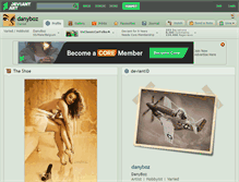 Tablet Screenshot of danyboz.deviantart.com