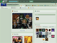 Tablet Screenshot of fantasticfourfans.deviantart.com