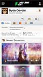 Mobile Screenshot of nyon-devore.deviantart.com