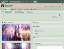 Tablet Screenshot of nyon-devore.deviantart.com