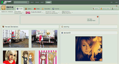 Desktop Screenshot of idencat.deviantart.com