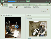 Tablet Screenshot of gabylc.deviantart.com