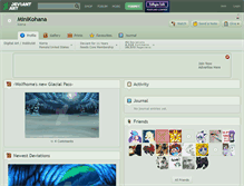 Tablet Screenshot of minikohana.deviantart.com