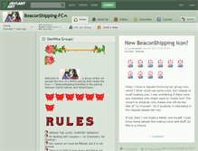 Tablet Screenshot of beaconshipping-fc.deviantart.com