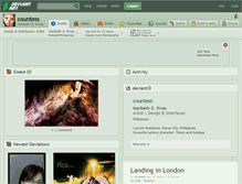 Tablet Screenshot of countess.deviantart.com
