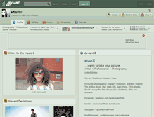 Tablet Screenshot of khavi.deviantart.com
