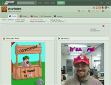 Tablet Screenshot of dwarfpriest.deviantart.com