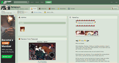Desktop Screenshot of kanayuu.deviantart.com