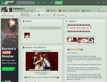 Tablet Screenshot of kanayuu.deviantart.com