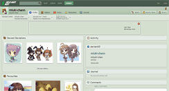 Desktop Screenshot of miuki-chann.deviantart.com