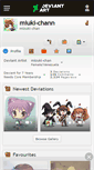 Mobile Screenshot of miuki-chann.deviantart.com