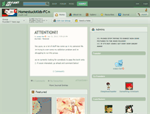 Tablet Screenshot of homestuckkids-fc.deviantart.com