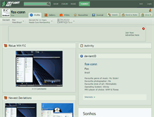 Tablet Screenshot of fox-conn.deviantart.com