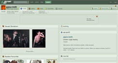 Desktop Screenshot of gypsy-moth.deviantart.com