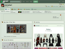 Tablet Screenshot of kalmastari.deviantart.com