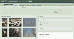 Desktop Screenshot of blueberryforest.deviantart.com