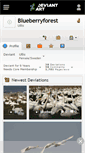 Mobile Screenshot of blueberryforest.deviantart.com