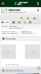 Mobile Screenshot of mikurotai.deviantart.com