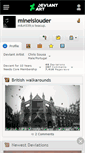 Mobile Screenshot of mineislouder.deviantart.com