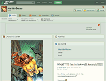 Tablet Screenshot of mariah-benes.deviantart.com