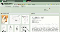 Desktop Screenshot of lovefromadistance.deviantart.com