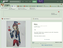 Tablet Screenshot of mingers.deviantart.com