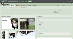 Desktop Screenshot of mychiara.deviantart.com