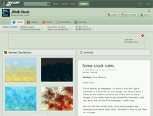 Tablet Screenshot of jrmb-stock.deviantart.com
