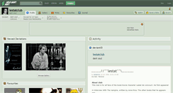 Desktop Screenshot of lestatclub.deviantart.com