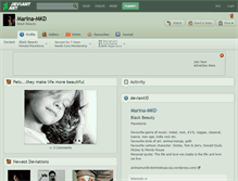 Tablet Screenshot of marina-mkd.deviantart.com