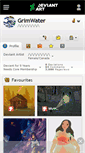 Mobile Screenshot of grimwater.deviantart.com
