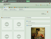 Tablet Screenshot of mo7sen2011.deviantart.com