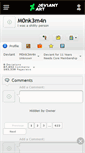 Mobile Screenshot of m0nk3m4n.deviantart.com