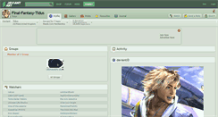 Desktop Screenshot of final-fantasy-tidus.deviantart.com