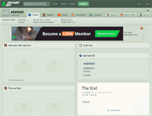 Tablet Screenshot of etietieti.deviantart.com